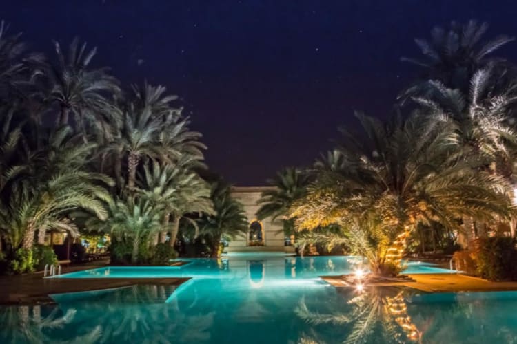 Pool by night